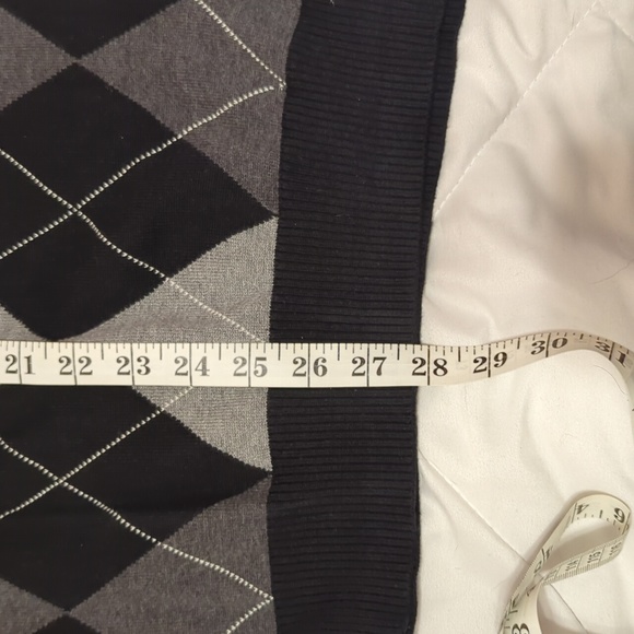 Men's Argyle sweater Sz M - Picture 3 of 6